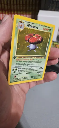 Pokemon TCG Vileplume Jungle Holo Card 15/64 1st Edition Rare, NM Condition - Image 5