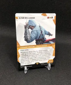 MTG ALTAIR IBN-LA’AHAD (SHOWCASE) M 0137 ASSASSIN’S CREED BORDERLESS RARE! 📈📈 - Image 1