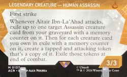 MTG ALTAIR IBN-LA’AHAD (SHOWCASE) M 0137 ASSASSIN’S CREED BORDERLESS RARE! 📈📈 - Image 5