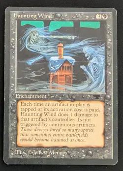Magic: The Gathering - Haunting Wind (Antiquities 1994) - Vintage Old School MTG - Image 1