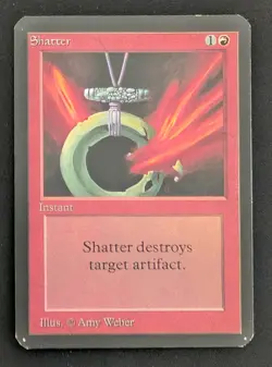 Magic: The Gathering - Shatter (Alpha 1993) - Vintage Old School MTG - Image 1