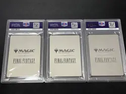 PSA 8 MTG Final Fantasy Stainless Token Complete Set Sephiroth Chocobo Metal - Image 2