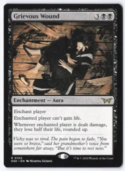 Grievous Wound R Duskmourn: House of Horror 102 NM - Image 1