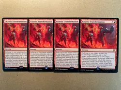 MTG 4x Chaotic Transformation Dominaria United Modern Magic the Gathering x4 NM - Image 1