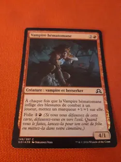 VAMPIRE HEMATOMANE BLOODMAD FOIL TENEBRES SUR INNISTRAD CARTE MAGIC MTG VF FR - Image 1