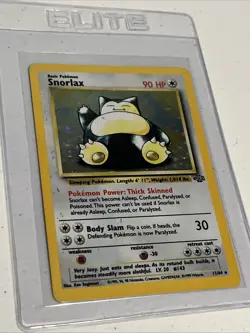 Snorlax - Holo - 11/64 Jungle Set - WOTC Unlimited - Pokemon TCG - 1999 MP - Image 1