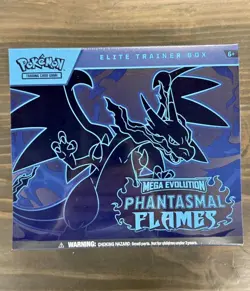 ?? 2025 Pokemon Mega Evolution Phantasmal Flames Elite Trainer Box ETB, IN HAND - Image 1