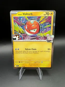 Iono's Voltorb 047/159 Cosmo Holo Prize Pack Series 7 Promo Pokemon TCG New - NM - Image 1