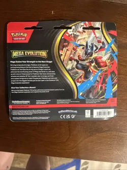 Pokemon TCG Mega Evolution 3 Pack Blister - Golduck Sealed - Image 2