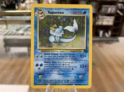 1999 Pokemon Vaporeon • Jungle 12/64 Holo • Lightly Played Free Shipping! - Image 1