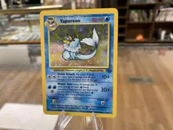 1999 Pokemon Vaporeon • Jungle 12/64 Holo • Lightly Played Free Shipping! - Image 5