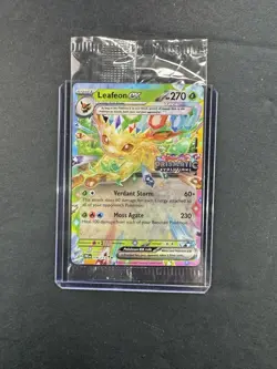 Pokemon TCG Leafeon EX 006/131 Prismatic Evolutions Stamped Promo SEALED - Image 5