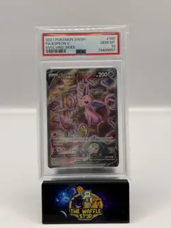 Espeon V PSA 10 GEM MINT - 180/203 - Evolving Skies - Pokemon TCG Rare Alt Art - Image 1