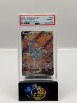 Pokemon Astral Radiance Machamp v 172/189 PSA 10 Gem Mint - Image 1