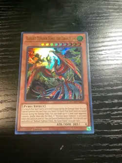 Yu-Gi-Oh! Radiant Typhoon Fonix, the Great Flame 1st Ed DOOD-EN017 NM - Image 1