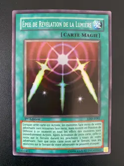 YU-GI-OH EPEE DE REVELATION LA LUMIERE SUPER RARE LDD-F081 1ST EDITION FRENCH EX - Image 1