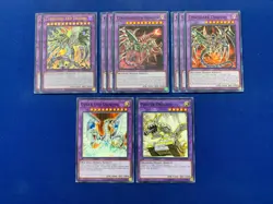 Yu-Gi-Oh! GX - Zane Truesdale's Complete Cyberdark Dragon Fusion Deck - Image 2