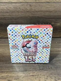 Pokemon TCG Japanese 151 Booster Box SEALED Pokemon Card Sv2a US Seller w shrink - Image 1