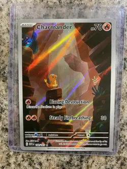 Pokemon TCG Charmander 168/165 SV Scarlet & Violet 151 Card NM/M - Image 1