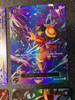 6 Set Special Parallel Luffy,Sabo,Ace ONE PIECE CARD GAME Japanese OP13 - Image 4