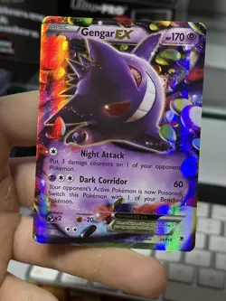 #4 Gengar EX 34/119 XY Phantom Forces 2014 Holo Rare Pokemon Card TCG - Image 3