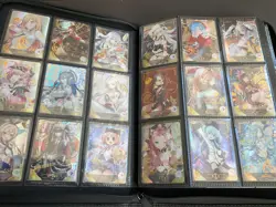 WES Goddess Story - 445 Card Lot with Binder! NS-06 - NS-10 SSR SR R Foil Anime - Image 1