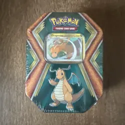 Pokemon TCG Dragonite Dragons Tin w/ 10 Mini 3-Card Booster Packs - NEW/SEALED - Image 1