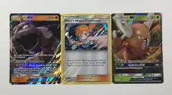 Pokemon TCG Card lot Onix Pinsir Misty Hidden fates - Image 1