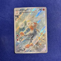 Pokemon Card Raboot 147/142 Stellar Crown Holo Off - NM - Image 1