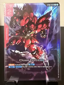 Gundam Card Game Close Combat ST03-013 C+ Alt Art - Image 1