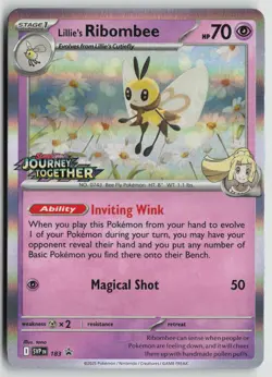 Lillie's Ribombee - (Prerelease) Promo SV: Scarlet & Violet Promo Cards 183 NM - Image 1