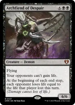 Archfiend of Despair - Light Play MTG Commander Masters - Image 1