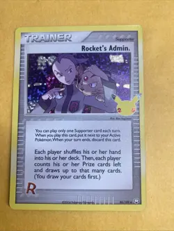 Rocket's Admin #86/109 Celebrations Pokemon TCG Card NM - Image 1