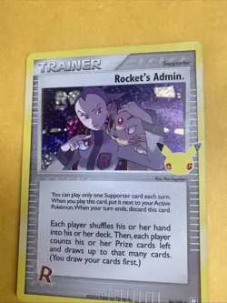 Rocket's Admin #86/109 Celebrations Pokemon TCG Card NM - Image 2