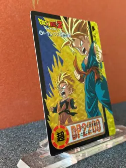 Bandai 1994 Dragon Ball Z Collectable CCG Prism Insert Card Goten Trunks 167 - Image 3