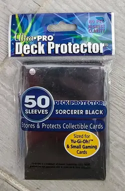 Over 1400! Ultra Pro Small - Sorcerer Black - Deck Protector Card Sleeves Yugioh - Image 2