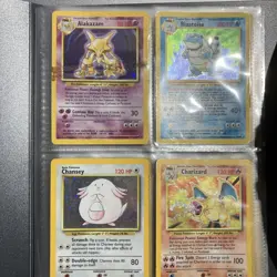 Pokemon TCG Complete Base Set Unlimited 102/102 Card Collection 1999 Heavy Play - Image 1