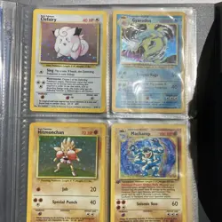 Pokemon TCG Complete Base Set Unlimited 102/102 Card Collection 1999 Heavy Play - Image 2