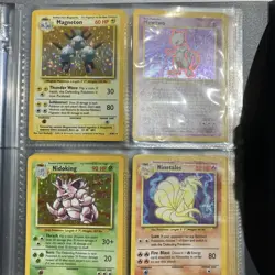 Pokemon TCG Complete Base Set Unlimited 102/102 Card Collection 1999 Heavy Play - Image 3