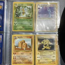 Pokemon TCG Complete Base Set Unlimited 102/102 Card Collection 1999 Heavy Play - Image 5