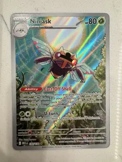 Pokemon TCG Ninjask 137/132 2025 Mega Evolution Illustration Rare Card - NM - Image 1