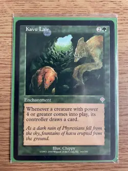 MTG magic the gathering Kavu Lair Invasion Rare Near Mint Card - Image 2