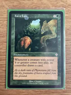 MTG magic the gathering Kavu Lair Invasion Rare Near Mint Card - Image 3