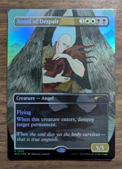 MTG Angel of Despair Rainbow Foil from Secret Lair Drop NM - Image 1