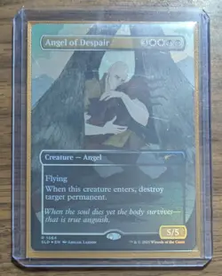 MTG Angel of Despair Rainbow Foil from Secret Lair Drop NM - Image 2