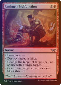 Untimely Malfunction - DSK #161 | FOIL | NM | MTG - Image 1