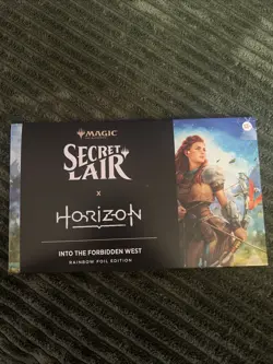 IN HAND - Secret Lair x Horizon Into The Forbidden West RAINBOW FOIL MTG Sealed - Image 1