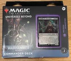 MTG Warhammer 40,000 Commander Deck Necron Dynasties Sealed Magic the Gathering - Image 1
