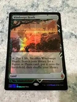 Windswept Heath - Foil- Zendikar Rising Expeditions - NM - Near Mint - MTG - Image 1