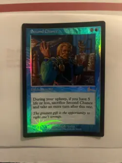Second Chance. FOIL mtg Reserved List Urza’s Legacy Played - Image 1